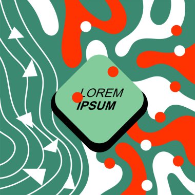 Soyut arka plan vektör sanatı dalgalı doku, çizgiler ve kıvrımlar şekil örtüsü. Dalgalı doku üzerindeki geometrik süslemelerin soyut arkaplanı.