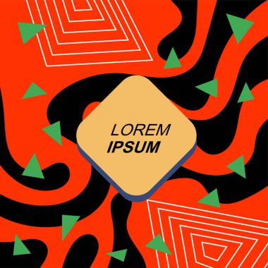 Soyut arka plan vektör sanatı dalgalı doku, çizgiler ve kıvrımlar şekil örtüsü. Dalgalı doku üzerindeki geometrik süslemelerin soyut arkaplanı.