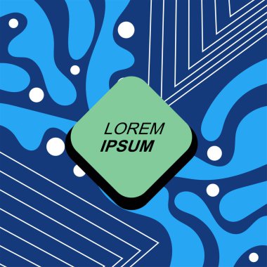 Soyut arka plan vektör sanatı dalgalı doku, çizgiler ve kıvrımlar şekil örtüsü. Dalgalı doku üzerindeki geometrik süslemelerin soyut arkaplanı.