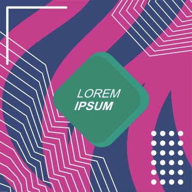 Dalgalı doku ve çizgilerin soyut arka plan vektör sanatı. Dalgalı doku üzerindeki geometrik süslemelerin soyut arkaplanı.