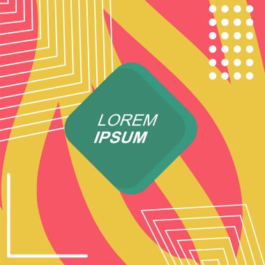 Dalgalı doku ve çizgilerin soyut arka plan vektör sanatı. Dalgalı doku üzerindeki geometrik süslemelerin soyut arkaplanı.