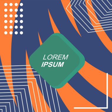 Dalgalı doku ve çizgilerin soyut arka plan vektör sanatı. Dalgalı doku üzerindeki geometrik süslemelerin soyut arkaplanı.