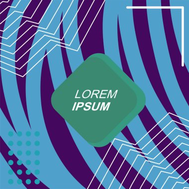Dalgalı doku ve çizgilerin soyut arka plan vektör sanatı. Dalgalı doku üzerindeki geometrik süslemelerin soyut arkaplanı.