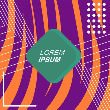 Dalgalı doku ve çizgilerin soyut arka plan vektör sanatı. Dalgalı doku üzerindeki geometrik süslemelerin soyut arkaplanı.