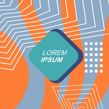 Dalgalı doku ve çizgilerin soyut arka plan vektör sanatı. Dalgalı doku üzerindeki geometrik süslemelerin soyut arkaplanı.