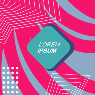 Dalgalı doku ve çizgilerin soyut arka plan vektör sanatı. Dalgalı doku üzerindeki geometrik süslemelerin soyut arkaplanı.