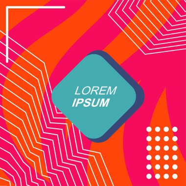 Dalgalı doku ve çizgilerin soyut arka plan vektör sanatı. Dalgalı doku üzerindeki geometrik süslemelerin soyut arkaplanı.