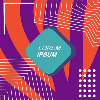 Dalgalı doku ve çizgilerin soyut arka plan vektör sanatı. Dalgalı doku üzerindeki geometrik süslemelerin soyut arkaplanı.