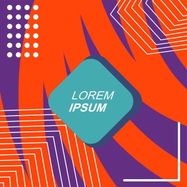 Dalgalı doku ve çizgilerin soyut arka plan vektör sanatı. Dalgalı doku üzerindeki geometrik süslemelerin soyut arkaplanı.