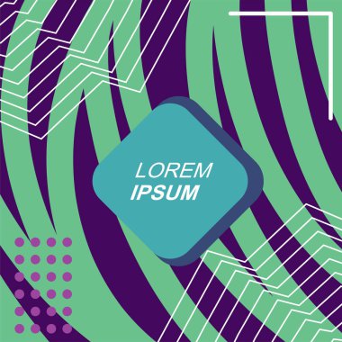 Dalgalı doku ve çizgilerin soyut arka plan vektör sanatı. Dalgalı doku üzerindeki geometrik süslemelerin soyut arkaplanı.