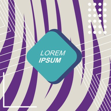 Dalgalı doku ve çizgilerin soyut arka plan vektör sanatı. Dalgalı doku üzerindeki geometrik süslemelerin soyut arkaplanı.