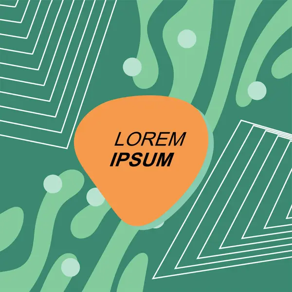 Soyut arka plan vektör sanatı dalgalı doku ve çizgiler ve geometrik şekil örtüsü. Dalgalı doku üzerindeki geometrik süslemelerin soyut arkaplanı.