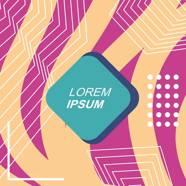 Dalgalı doku ve çizgilerin soyut arka plan vektör sanatı. Dalgalı doku üzerindeki geometrik süslemelerin soyut arkaplanı.