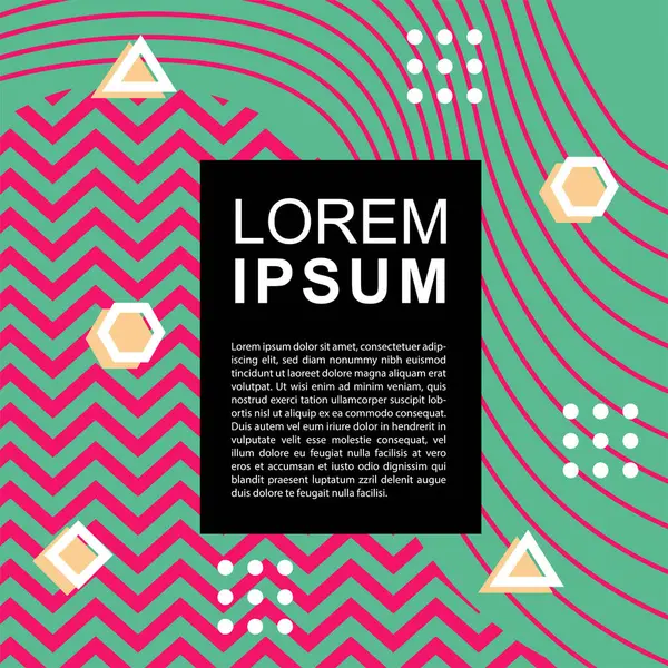 Geometrik şekilli soyut arkaplan vektör çizimleri süslemeler ve çizgili desenler.