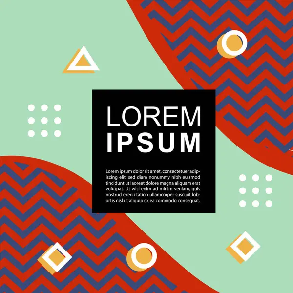 Geometrik şekilli soyut arkaplan vektör çizimleri süslemeler ve çizgili desenler.