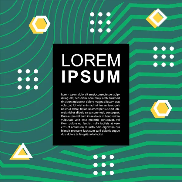 Geometrik şekilli soyut arkaplan vektör çizimleri süslemeler ve çizgili desenler.