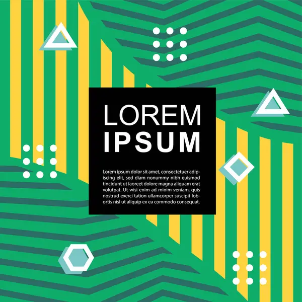 Geometrik şekilli soyut arkaplan vektör çizimleri süslemeler ve çizgili desenler.