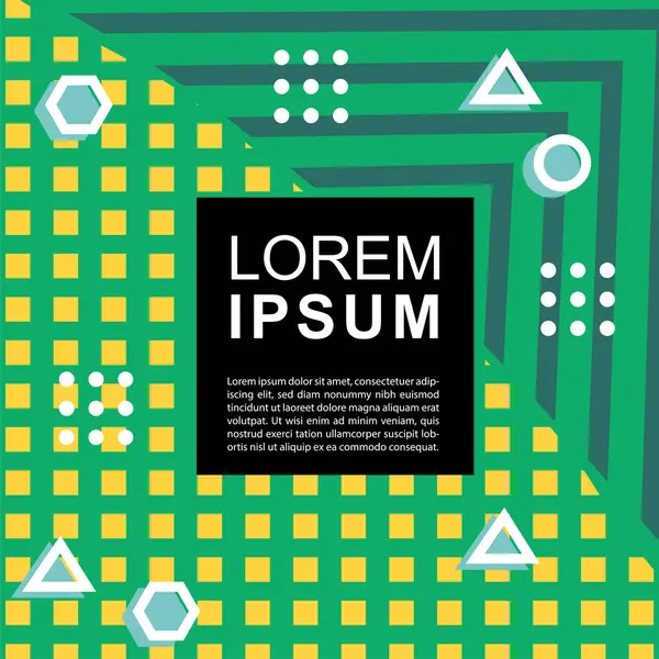 Geometrik şekilli soyut arkaplan vektör çizimleri süslemeler ve çizgili desenler.