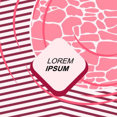 Rastgele eğriler, doku ve dalgalı şekilli soyut arkaplan vektör çizimi. 