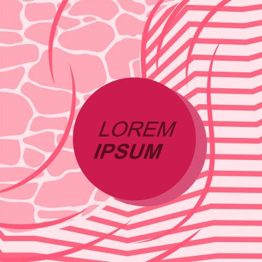 Rastgele eğriler, doku ve dalgalı şekilli soyut arkaplan vektör çizimi. 