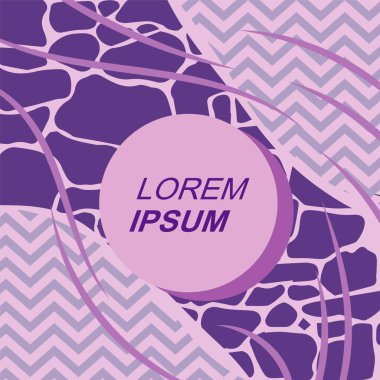 Rastgele eğriler, doku ve dalgalı şekilli soyut arkaplan vektör çizimi. 