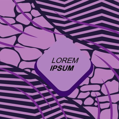 Rastgele eğriler, doku ve dalgalı şekilli soyut arkaplan vektör çizimi. 