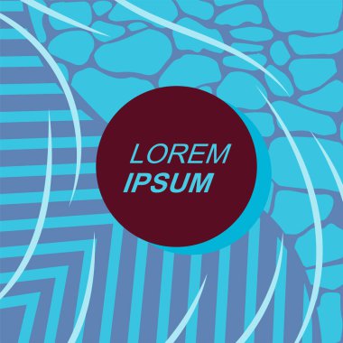 Rastgele eğriler, doku ve dalgalı şekilli soyut arkaplan vektör çizimi. 