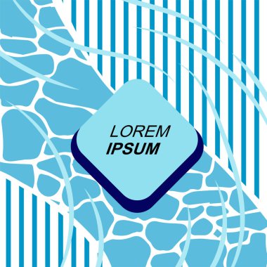 Rastgele eğriler, doku ve dalgalı şekilli soyut arkaplan vektör çizimi. 