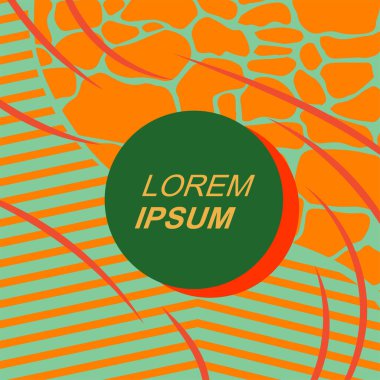 Rastgele eğriler, doku ve dalgalı şekilli soyut arkaplan vektör çizimi. 