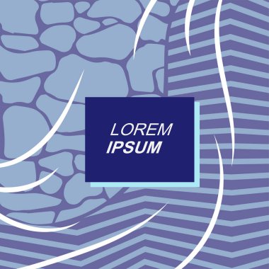 Rastgele eğriler, doku ve dalgalı şekilli soyut arkaplan vektör çizimi. 