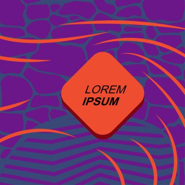 Rastgele eğriler, doku ve dalgalı şekilli soyut arkaplan vektör çizimi. 