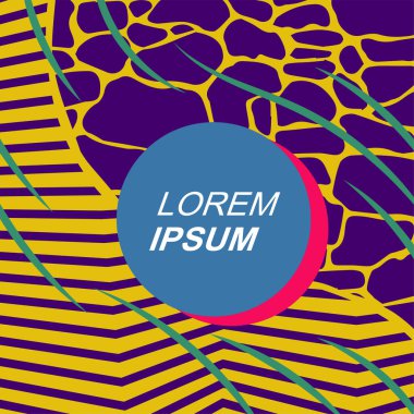 Rastgele eğriler, doku ve dalgalı şekilli soyut arkaplan vektör çizimi. 