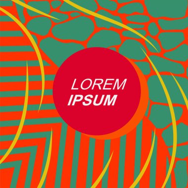 Rastgele eğriler, doku ve dalgalı şekilli soyut arkaplan vektör çizimi. 