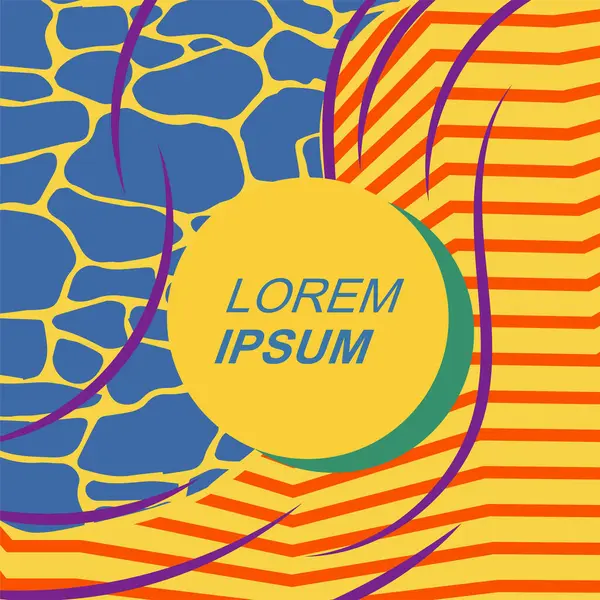 Rastgele eğriler, doku ve dalgalı şekilli soyut arkaplan vektör çizimi. 