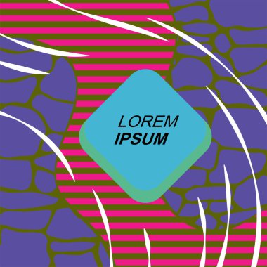 Çizgilerin ve dalgalı dokuların soyut arkaplanı. Bazı lekeler veya taş dokusu olan soyut arkaplan vektör sanatı.