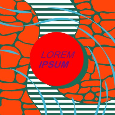 Çizgilerin ve dalgalı dokuların soyut arkaplanı. Bazı lekeler veya taş dokusu olan soyut arkaplan vektör sanatı.