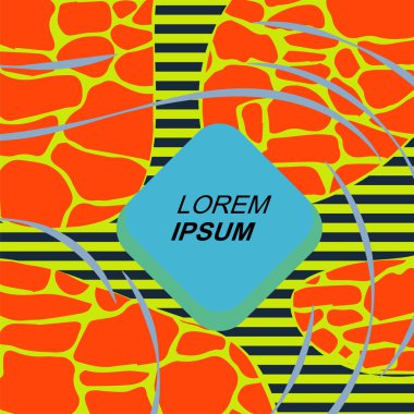 Çizgilerin ve dalgalı dokuların soyut arkaplanı. Bazı lekeler veya taş dokusu olan soyut arkaplan vektör sanatı.