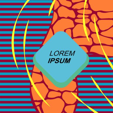 Çizgilerin ve dalgalı dokuların soyut arkaplanı. Bazı lekeler veya taş dokusu olan soyut arkaplan vektör sanatı.