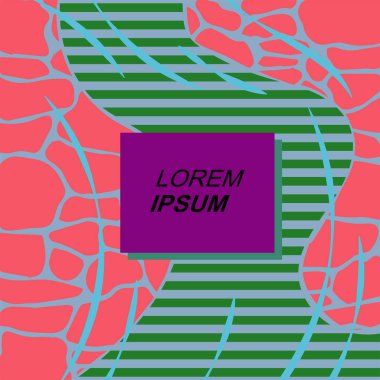 Çizgilerin ve dalgalı dokuların soyut arkaplanı. Bazı lekeler veya taş dokusu olan soyut arkaplan vektör sanatı.