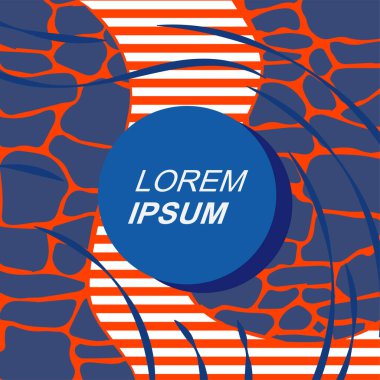 Çizgili dokunun soyut arkaplanı. Soyut arkaplan vektör sanatı.