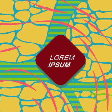 Çizgili dokunun soyut arkaplanı. Soyut arkaplan vektör sanatı.