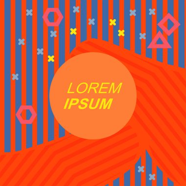 Çizgili dokunun ve geometrik şekillerin soyut arkaplanı süslemeler. Soyut arkaplan vektör sanatı.