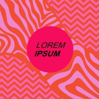 Çizgili doku ve dalgalı şekillerin soyut arkaplanı. Soyut arkaplan vektör sanatı.