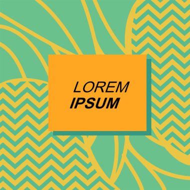 Zig-zag çizgili desen ve dalgalı şekillerin soyut arkaplanı. Soyut arkaplan vektör sanatı.