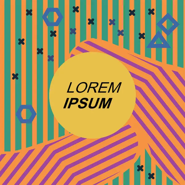 Çizgili dokunun ve geometrik şekil süslemelerinin soyut arkaplanı. Soyut arkaplan vektör sanatı.