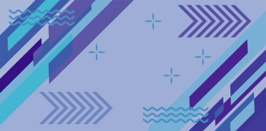 Modern Soyut Mozaik Geometrik Şekiller ve Süslü Vektör Tasarımı. Geometrik şekillerin mozaiğiyle soyut arkaplan.