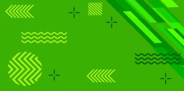 Modern Soyut Mozaik Geometrik Şekiller ve Süslü Vektör Tasarımı. Geometrik şekillerin mozaiğiyle soyut arkaplan.