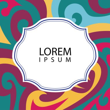 Çeşitli renklerin kıvrımlı girdaplarıyla soyut bir arkaplan. Akan girdaplarla soyut arkaplan ve boşluğu kopyala. Metin alanı olan soyut arkaplan.