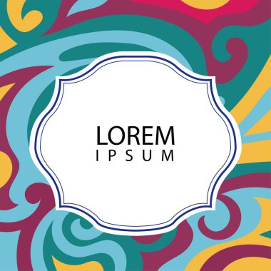 Çeşitli renklerin kıvrımlı girdaplarıyla soyut bir arkaplan. Akan girdaplarla soyut arkaplan ve boşluğu kopyala. Metin alanı olan soyut arkaplan.