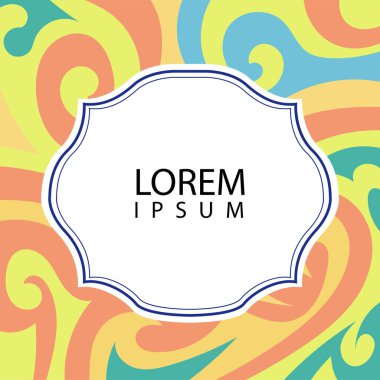 Çeşitli renklerin kıvrımlı girdaplarıyla soyut bir arkaplan. Akan girdaplarla soyut arkaplan ve boşluğu kopyala. Metin alanı olan soyut arkaplan.